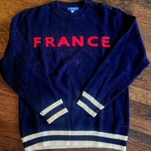 Opening Ceremony Red White & Blue "FRANCE" Sweater - One Size